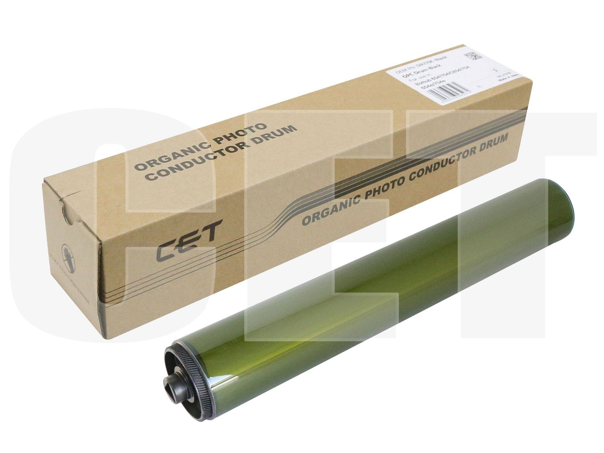 

Фотобарабан CET для Konica Minolta Bizhub C754e/754/654e/654, 754/654 (DR-711K), 300000 страниц, 1шт. (CET6597)