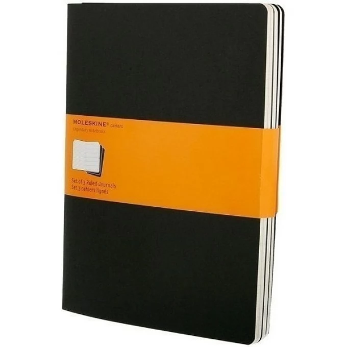 

Блокнот Moleskine CAHIER JOURNAL XLarge, 190х250мм, линейка, 120 листов, черный (QP321) (3шт.), CAHIER JOURNAL XLarge