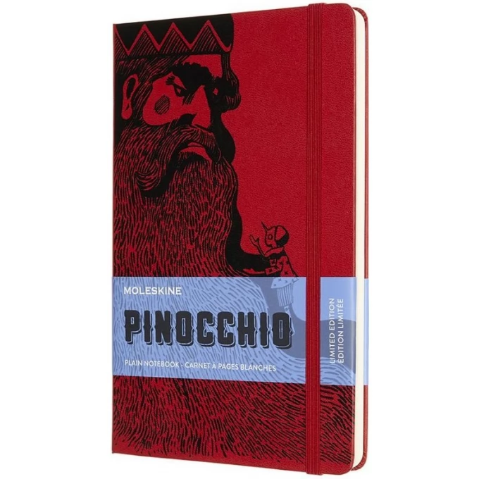 

Блокнот Moleskine LIMITED EDITION PINOCCHIO, 130х210мм, без линовки, 240 листов, красный (LEPIQP062D), LIMITED EDITION PINOCCHIO