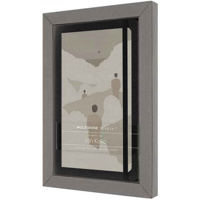 

Блокнот Moleskine JON KOKO, 130х210мм, без линовки, 240 листов, серый (MS01JKQP062), JON KOKO