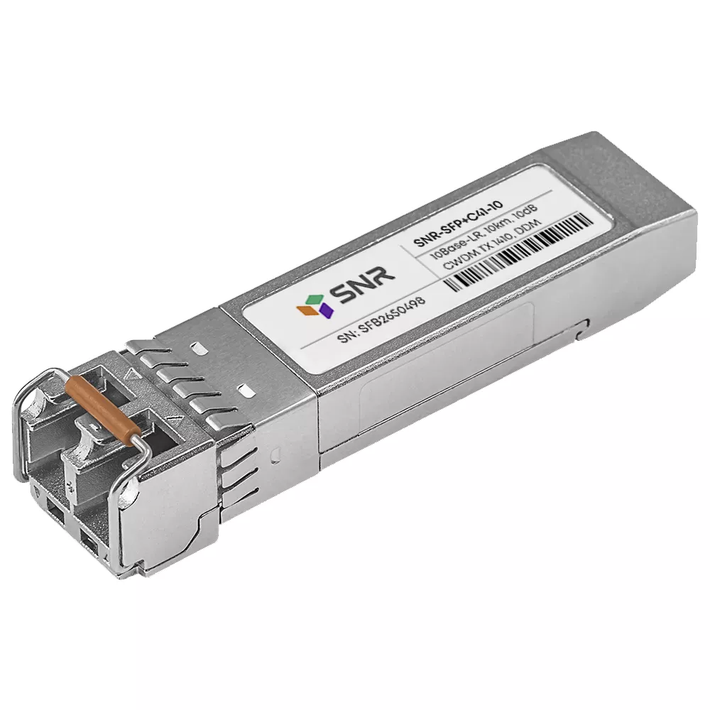 

Модуль SFP+ SNR, 10 км, LC, Tx:1410 нм, 10 Гбит/с, SM, двойной (SNR-SFP+C41-10)