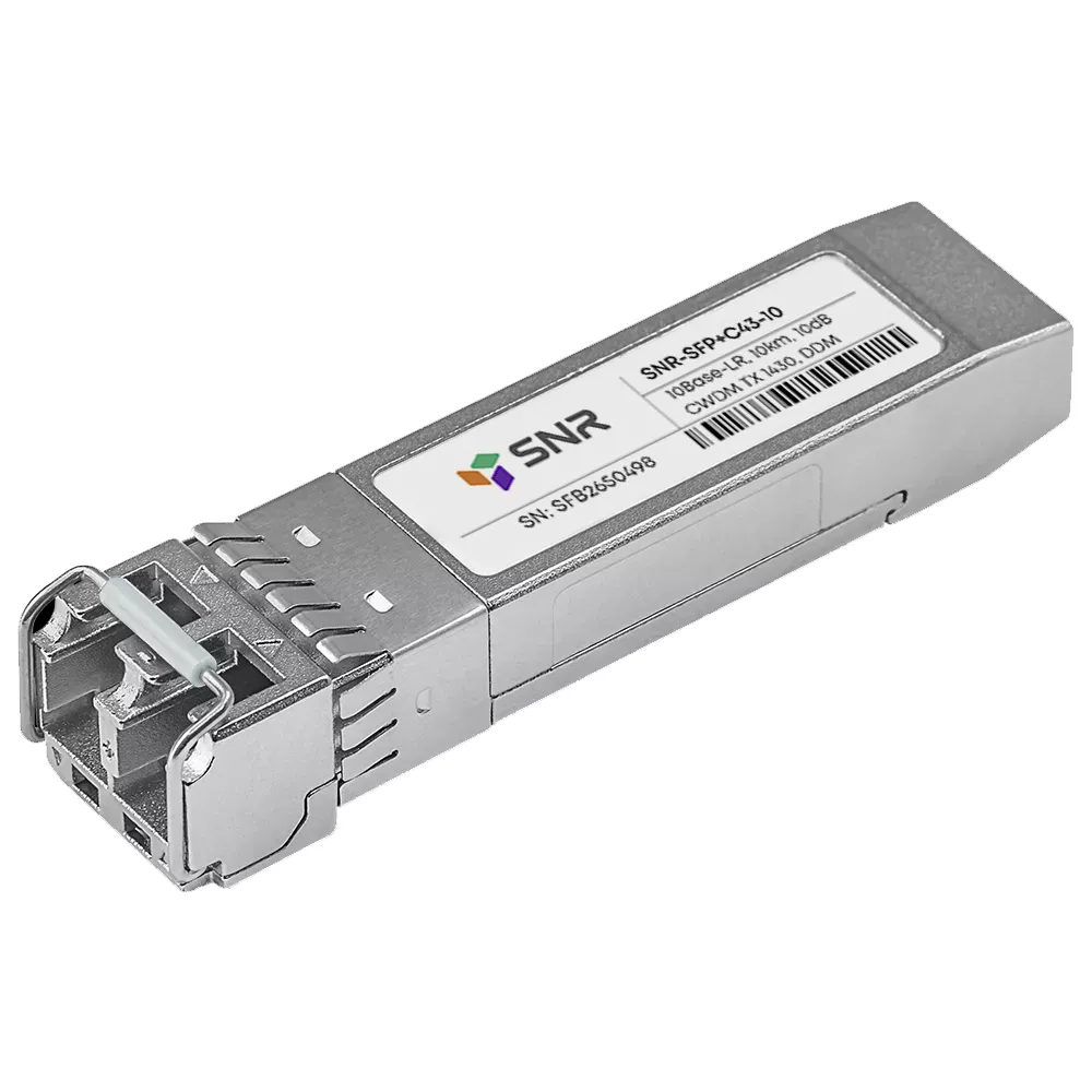 

Модуль SFP+ SNR, 10 км, LC, Tx:1430 нм, 10 Гбит/с, SM, двойной (SNR-SFP+C43-10)