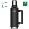 

Термос Stanley Classic, 1.9 л, корпус нержавеющая сталь/колба нержавеющая сталь, черный (10-07934-004)