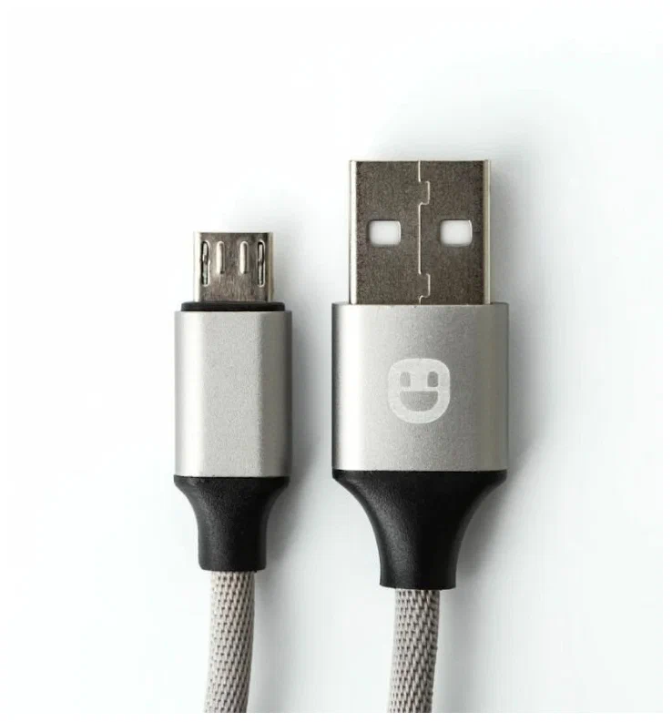 Кабель Micro USB 2.0(Bm)-USB 2.0(Am), 2.1A, 2м, белый UNICO (DCMICRO2MUNC)