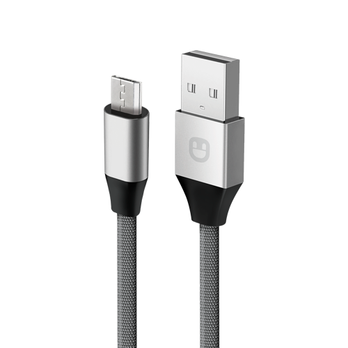 Кабель Micro USB 2.0(Bm)-USB 2.0(Am), экранированный, 2.1A, 1м, черный UNICO (DCMICROBSUNC)