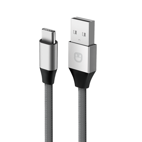 Кабель Micro USB 2.0(Bm)-USB Type-C(m), 2.1A, 1м, серый UNICO (DCTYPECUNC)