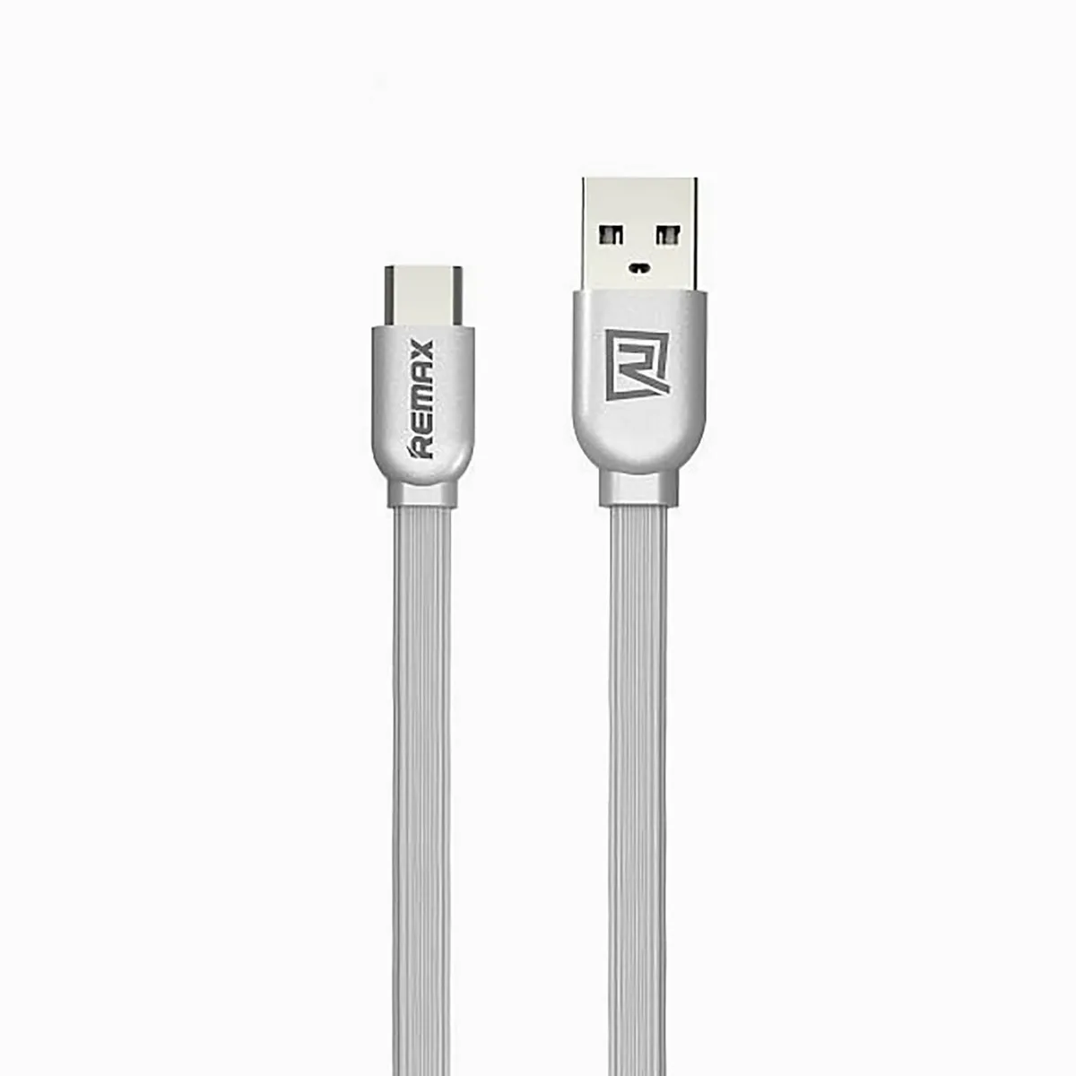 

Кабель USB Type-C(m)-USB 2.0(Am), плоский, 2.1A, 1м, серый Remax RC-047a (655940), RC-047a