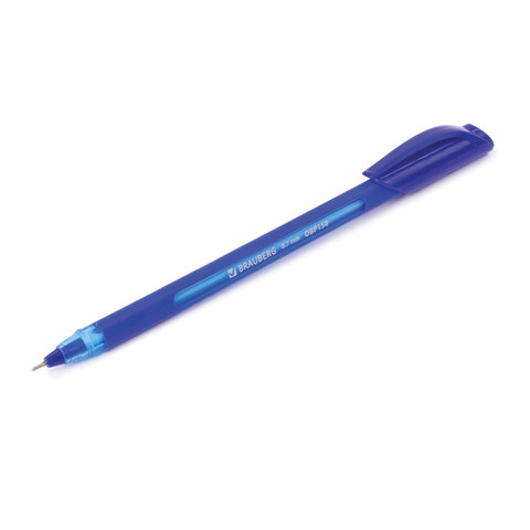 

Ручка шариковая масляная Brauberg Extra Glide Soft 142926, синий, колпачок, картонная коробка (142926), 142926
