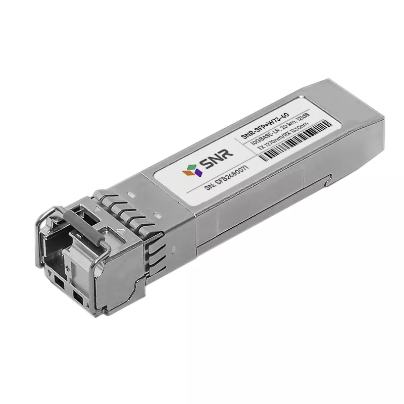 

Модуль SFP+ SNR, 60 км, LC, Tx:1270 нм, Rx:1330 нм, 10 Гбит/с, SM, одинарный, WDM, DDM (SNR-SFP+W73-60)