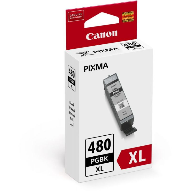 

Картридж струйный Canon PGI-480XL PGBK (2023C001), черный, оригинальный, ресурс 400 страниц для Canon Canon Pixma TS6140 / TS8140TS / TS9140 / TR7540 / TR8540, PGI-480XL PGBK