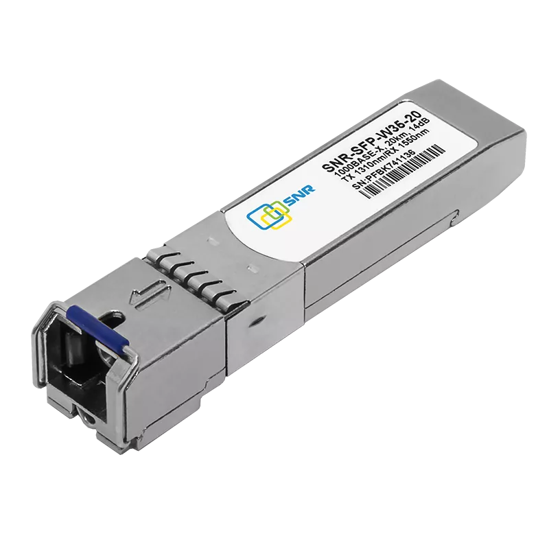 

Модуль SFP SNR, 20 км, LC, Tx:1550 нм, Rx:1310 нм, 1 Гбит/с, SM, одинарный, WDM (SNR-SFP-W53-20-LC)