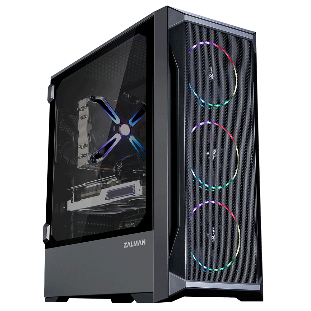 Корпус Zalman Z8 MS, EATX, Mid-Tower, 2xUSB 3.0, черный, Без БП (Плохая упаковка)