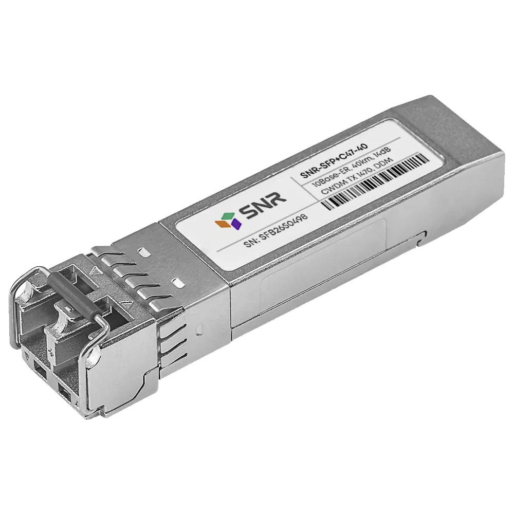 

Модуль SFP+ SNR, 40 км, LC, Tx:1470 нм, 10 Гбит/с, SM, двойной (SNR-SFP+C47-40)