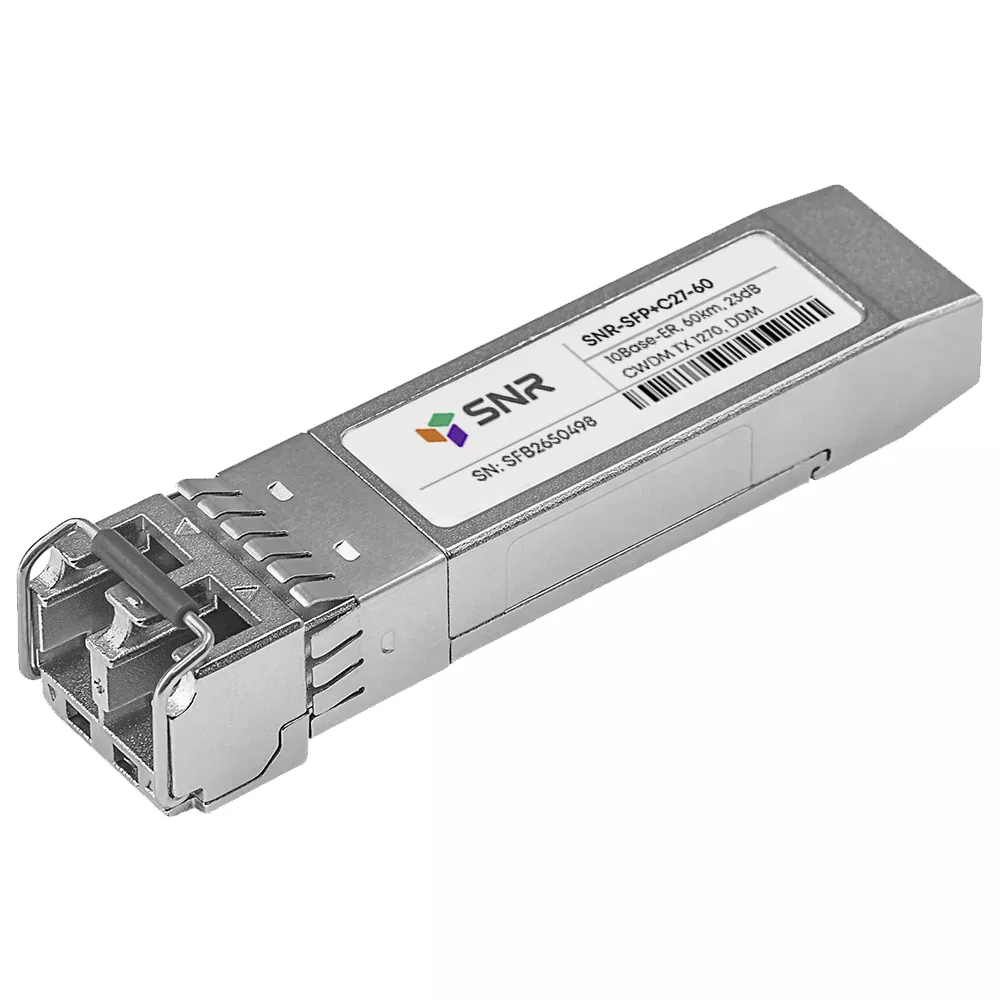 

Модуль SFP+ SNR, 60 км, LC, Tx:1270 нм, 10 Гбит/с, SM, двойной (SNR-SFP+C27-60)