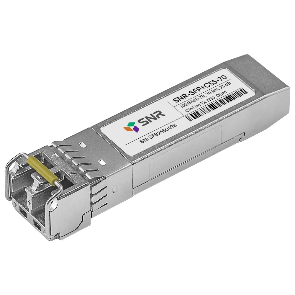 

Модуль SFP+ SNR, 70км, LC, 23 дБ, Tx:1590 нм, 10 Гбит/с, SM, двойной (SNR-SFP+C59-70), 0