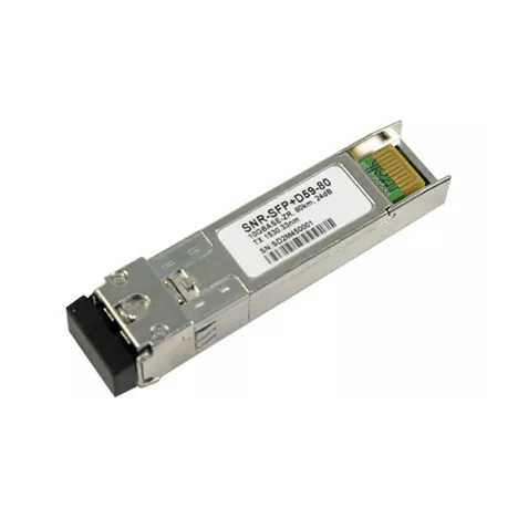 

Модуль SFP+ SNR, 80 км, LC, Tx:1530 нм, 10 Гбит/с, SM, двойной (SNR-SFP+D59-80)
