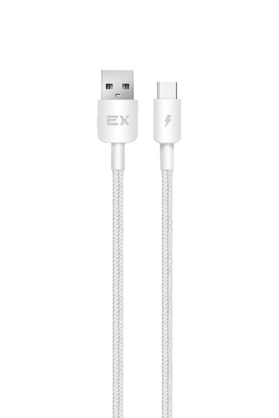 

Кабель USB Type-C(m)-USB 2.0(Am), 2.4A, 1м, белый Exployd (EX-K-1258)