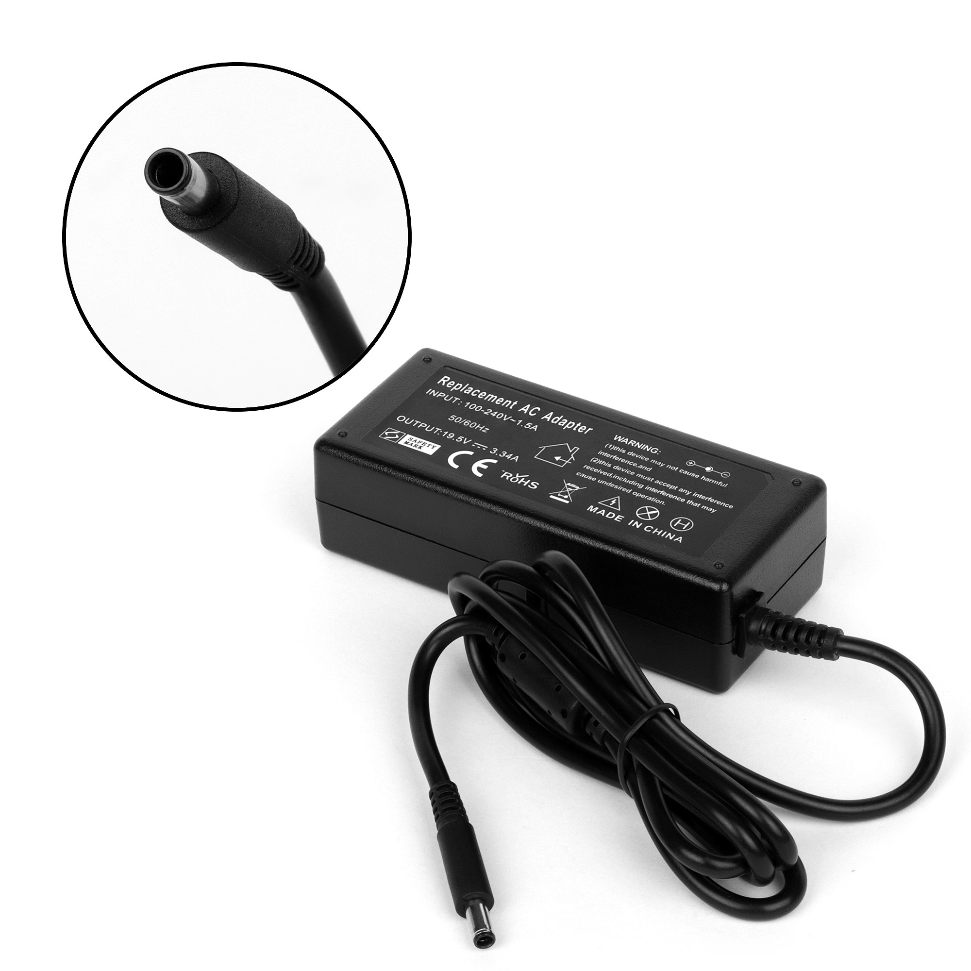 

Адаптер питания ноутбука сетевой 0G6J41 для dell, 65Вт, 19.5V, 3.43A, - (DE65), 0G6J41