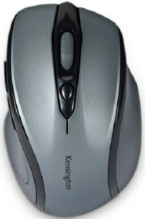 Мышь беспроводная Kensington Pro Fit, 1600dpi, Оптический, USB, графитовый серый (K72423WW)