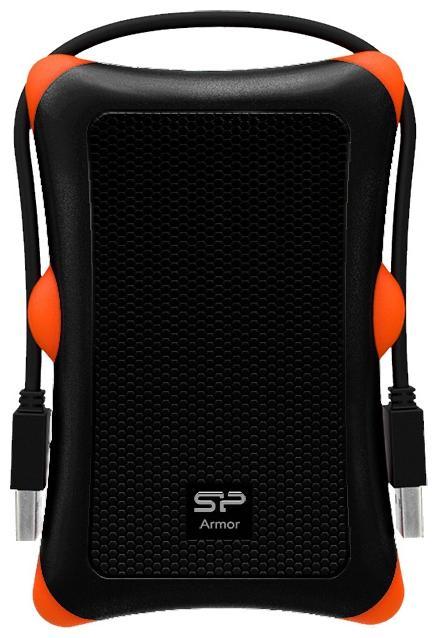 

Внешний жесткий диск (HDD) Silicon Power 2Tb, черный (Armor A30 2TB Black), Armor A30 2TB Black