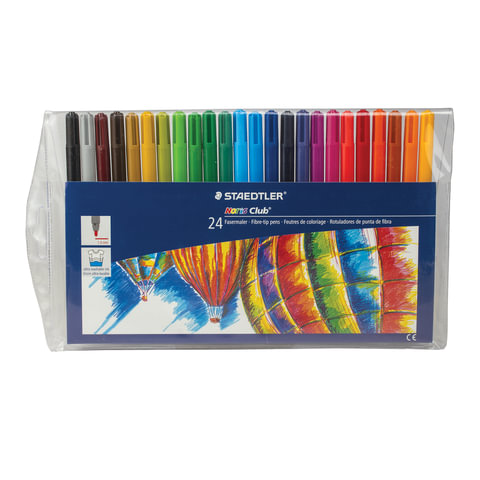 

Фломастеры смываемые Staedtler 325 WP24, 24 шт. (151073), 325 WP24