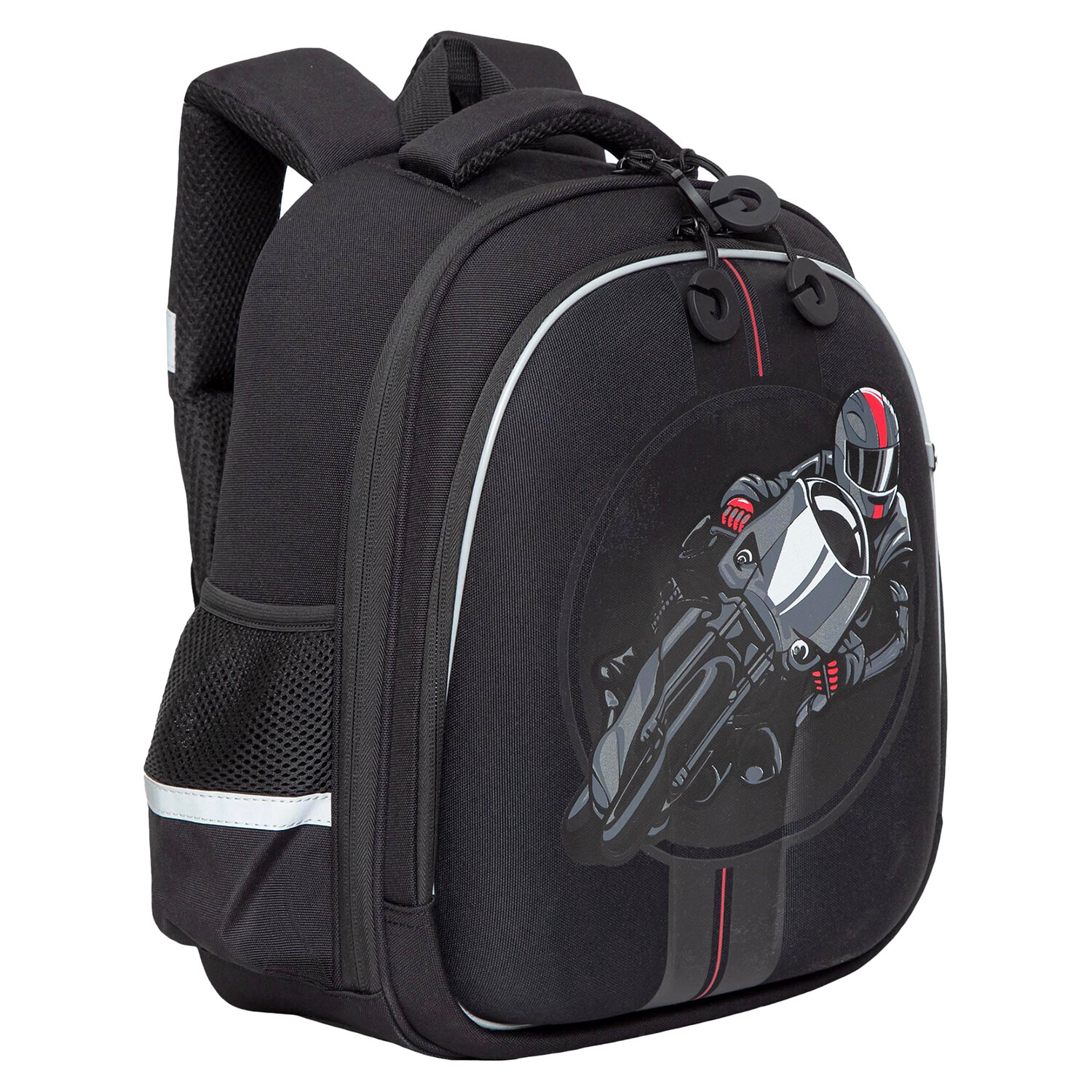 

Ранец GRIZZLY RAZ MOTO RACER, анатомическая, вентилируемая спинка, 2 отделения, черный/красный (RAz-287-10/1)