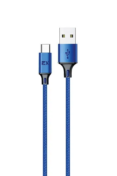 

Кабель USB Type-C-USB, 2.4A, 1м, синий Exployd Ray (EX-K-1213)