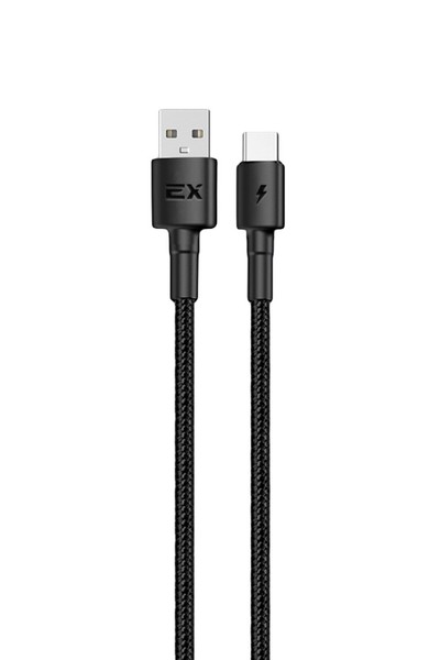 

Кабель USB Type-C-USB, 2.4A, 1м, черный Exployd Flow (EX-K-1281 )