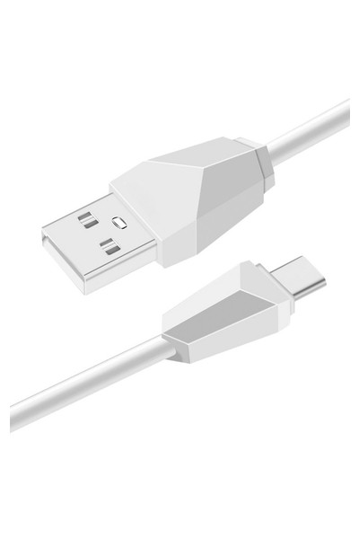 

Кабель USB Type-C(m)-USB 2.0(Am), 2.4A, 1м, белый Exployd Flow (EX-K-1298)