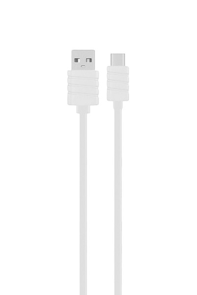 

Кабель USB Type-C(m)-USB 2.0(Am), 2.4A, 1м, белый Exployd Flow (EX-K-1302)