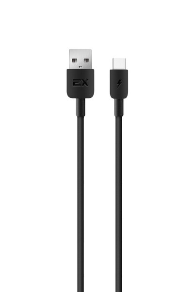 

Кабель USB Type-C(m)-USB 2.0(Am), 3A, 1м, черный Exployd Flow (EX-K-1251), 0