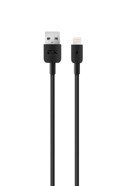 

Кабель Lightning 8-pin(m)-USB 2.0(Am), 3A, 1м, черный Exployd Flow (EX-K-1249), 0