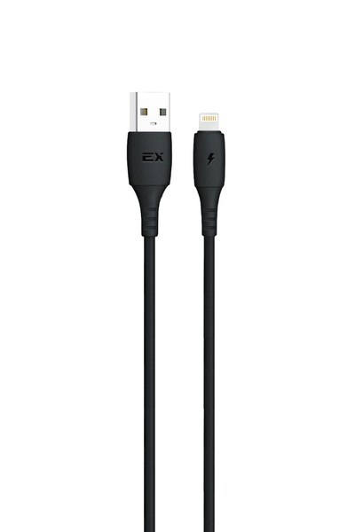 

Кабель Lightning 8-pin(m)-USB 2.0(Am), 3A, 1м, черный Exployd Flow (EX-K-1285), 0