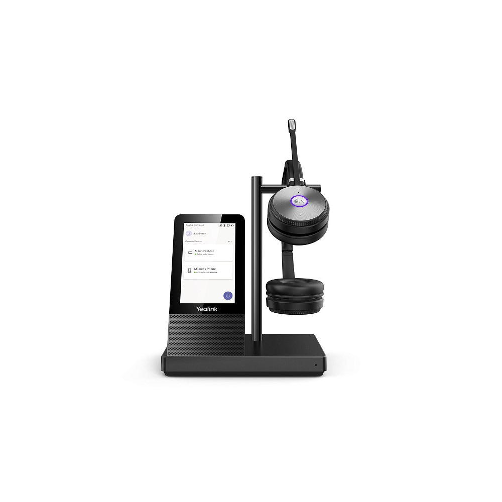 

Беспроводная гарнитура Yealink WH66 Dual Teams, стерео, DECT/Bluetooth, USB, 1м, черный/серебристый (WH66 Dual Teams), WH66 Dual Teams