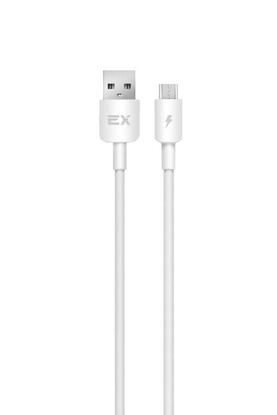 

Кабель Micro USB-USB, 2.4A, 1м, белый Exployd (EX-K-1296)