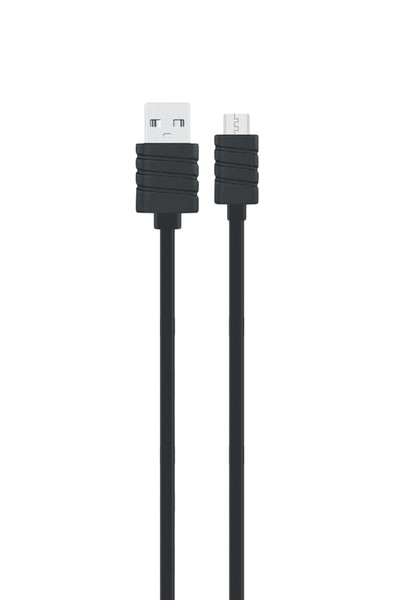 

Кабель Micro USB 2.0(Bm)-USB 2.0(Am), 2.4A, 1м, черный Exployd (EX-K-1299)