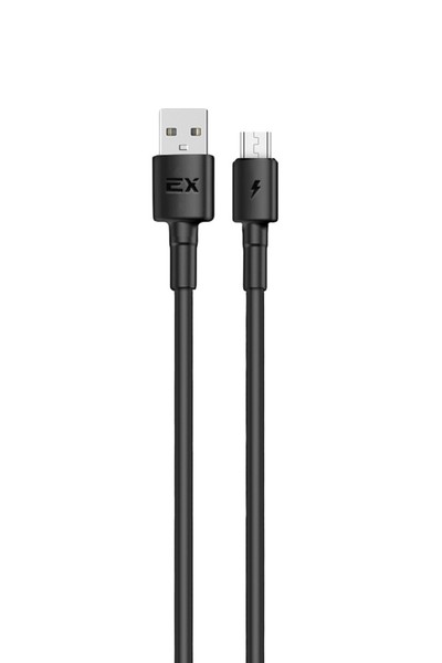 

Кабель Micro USB-USB, 3A, 1м, черный (EX-K-1271)