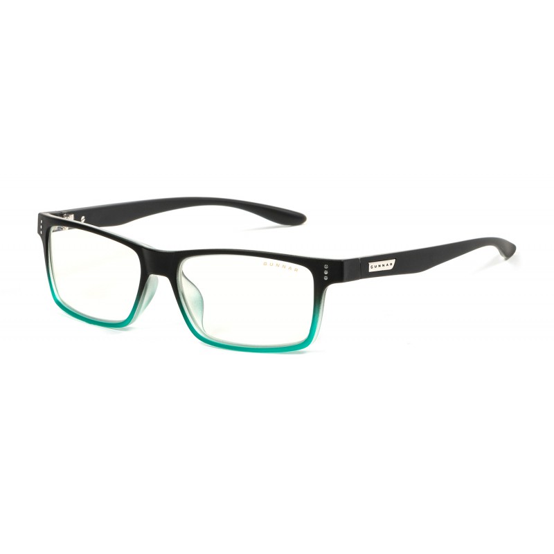

Очки для работы за компьютером GUNNAR Cruz Clear (Plano) CRU-08409, черный/зеленый (CRU-08409), CRU-08409