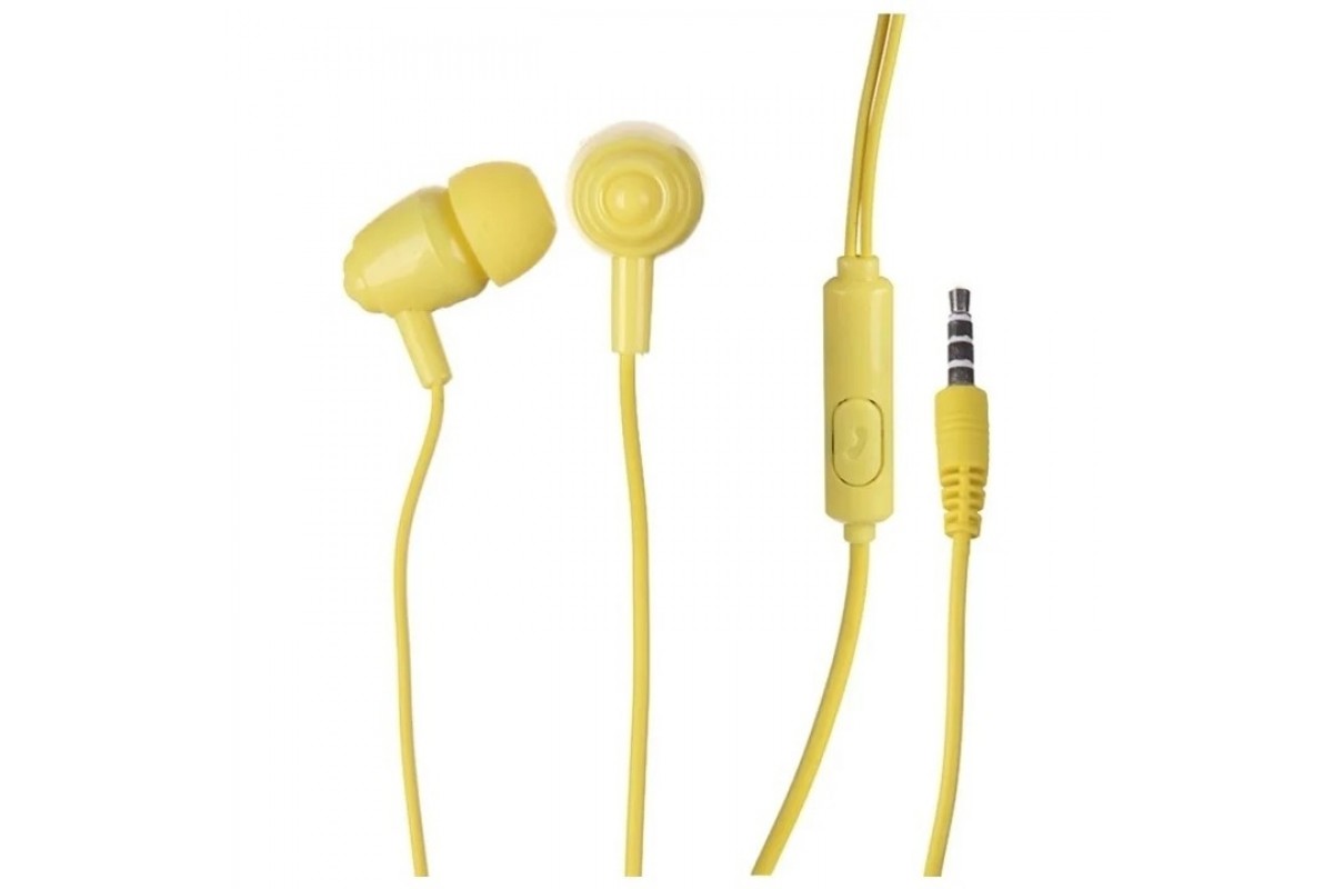 

Проводная гарнитура Perfeo ALTO-M, Jack 3.5mm, желтый (PF_C3192_B), ALTO-M