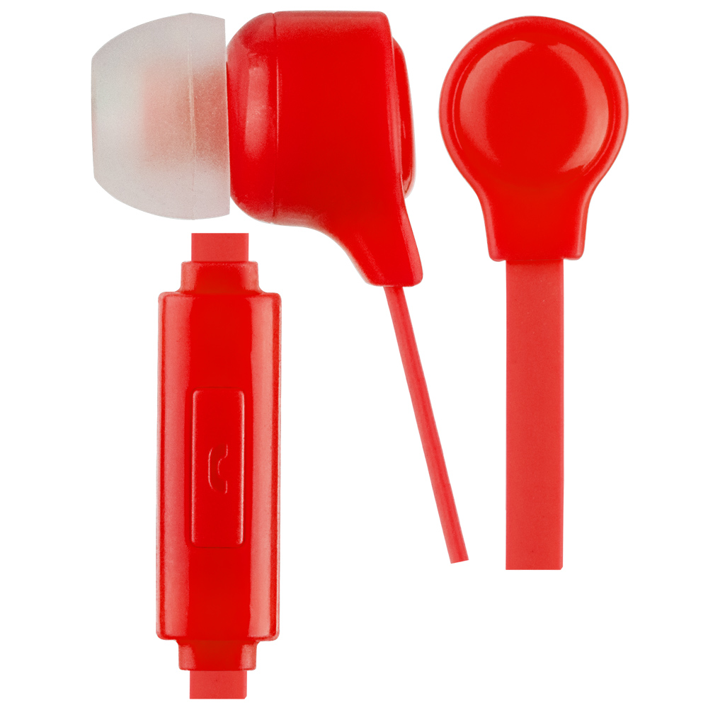 

Проводные наушники Perfeo HANDY , Jack 3.5mm, красный (PF_B4223), HANDY