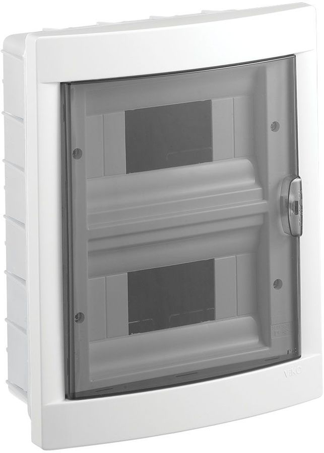 Щит распределительный, встраиваемый, пластик, 2 ряда/16, прозрачная дверь, белый, IP 40 Panasonic (90912016-RU)