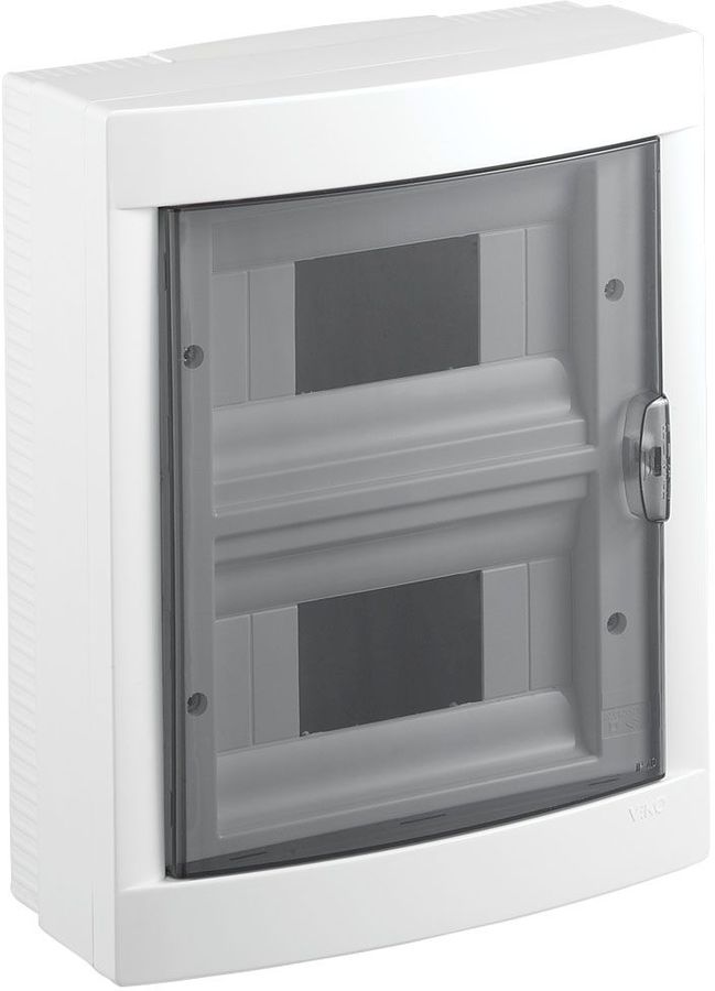 Щит распределительный, навесной, пластик, 2 ряда/16, прозрачная дверь, белый, IP 40 Panasonic (90912116-RU)