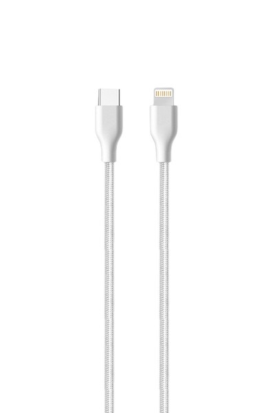 

Кабель Lightning 8-pin(m)-USB Type-C(m), 3A, 1м, белый Exployd rise (EX-K-1239)