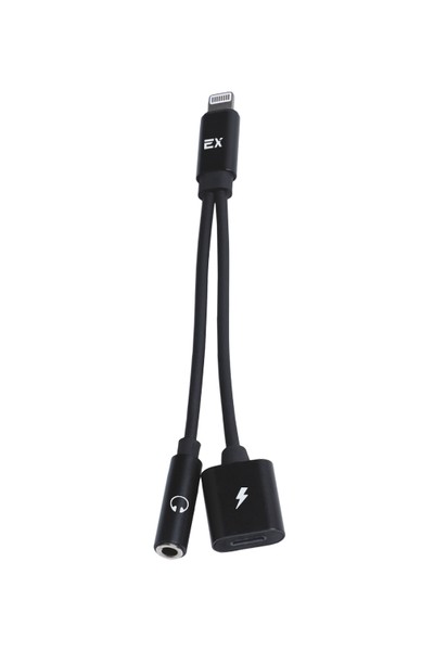 

Переходник (адаптер) Lightning 8-pin(m)-Lightning 8-pin(f)+Jack 3.5mm(f), 8см, черный Exployd Classic (EX-AD-761)