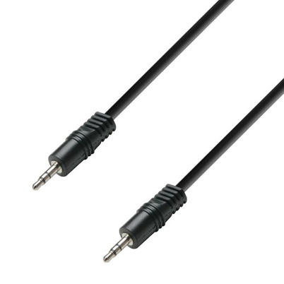

Кабель Jack 3.5mm(M)-Jack 3.5mm(M), экранированный, 60см, черный Adam Hall 3star (K3BWW0060)