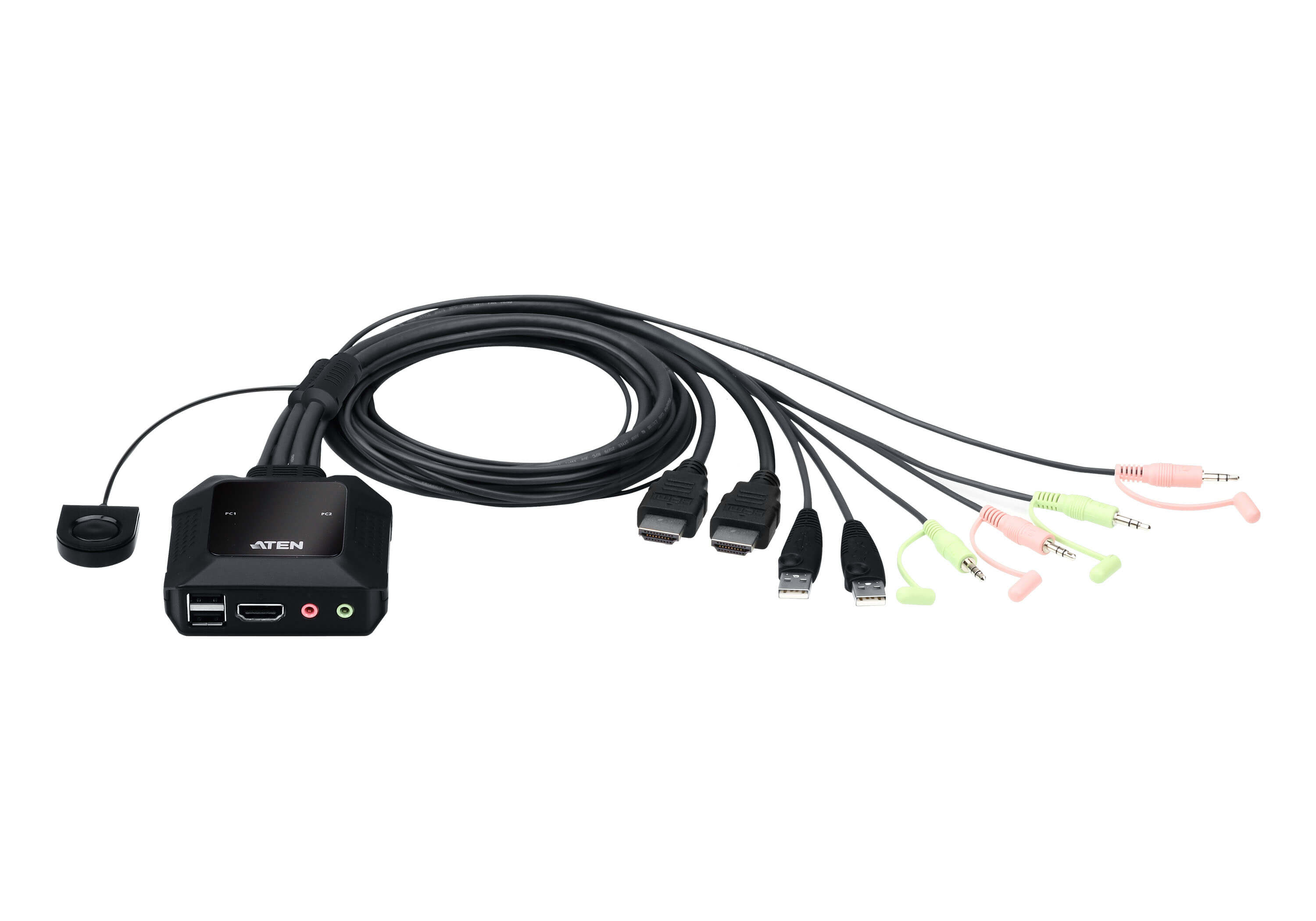 Переключатель KVM (КВМ) ATEN CS22H, 2-ПК