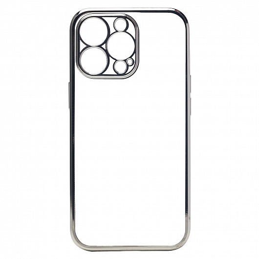 

Чехол-накладка Activ Pilot для смартфона Apple iPhone 13 Pro, силикон, прозрачный/серый (205002)