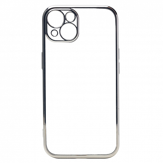 Чехол-накладка Activ Pilot для смартфона Apple iPhone 13, силикон, прозрачный/серый (205000)