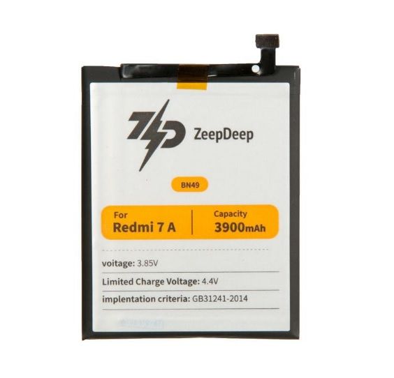 

Аккумулятор ZeepDeep BN49 для Xiaomi Redmi 7A, Li-Pol, 3900mAh, 3.85V (837780), BN49