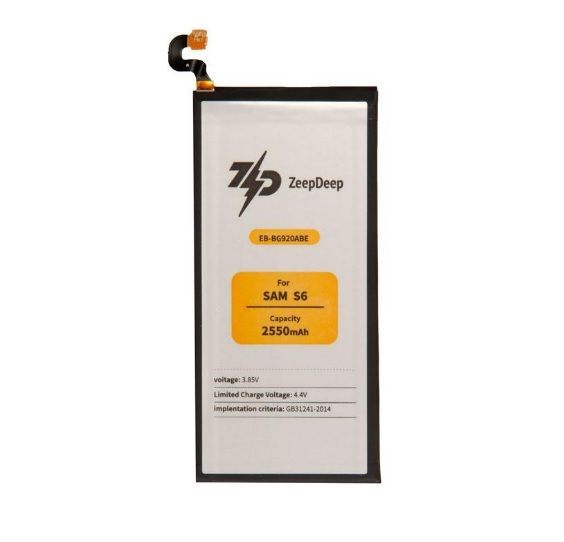

Аккумулятор ZeepDeep EB-BG920ABE для Samsung S6, S6 Duos , Li-Pol, 2550mAh, 3.85V (837784), EB-BG920ABE